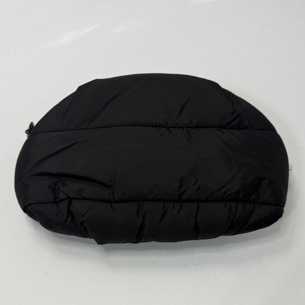 Aerie Quilted Black Cosmetic Case